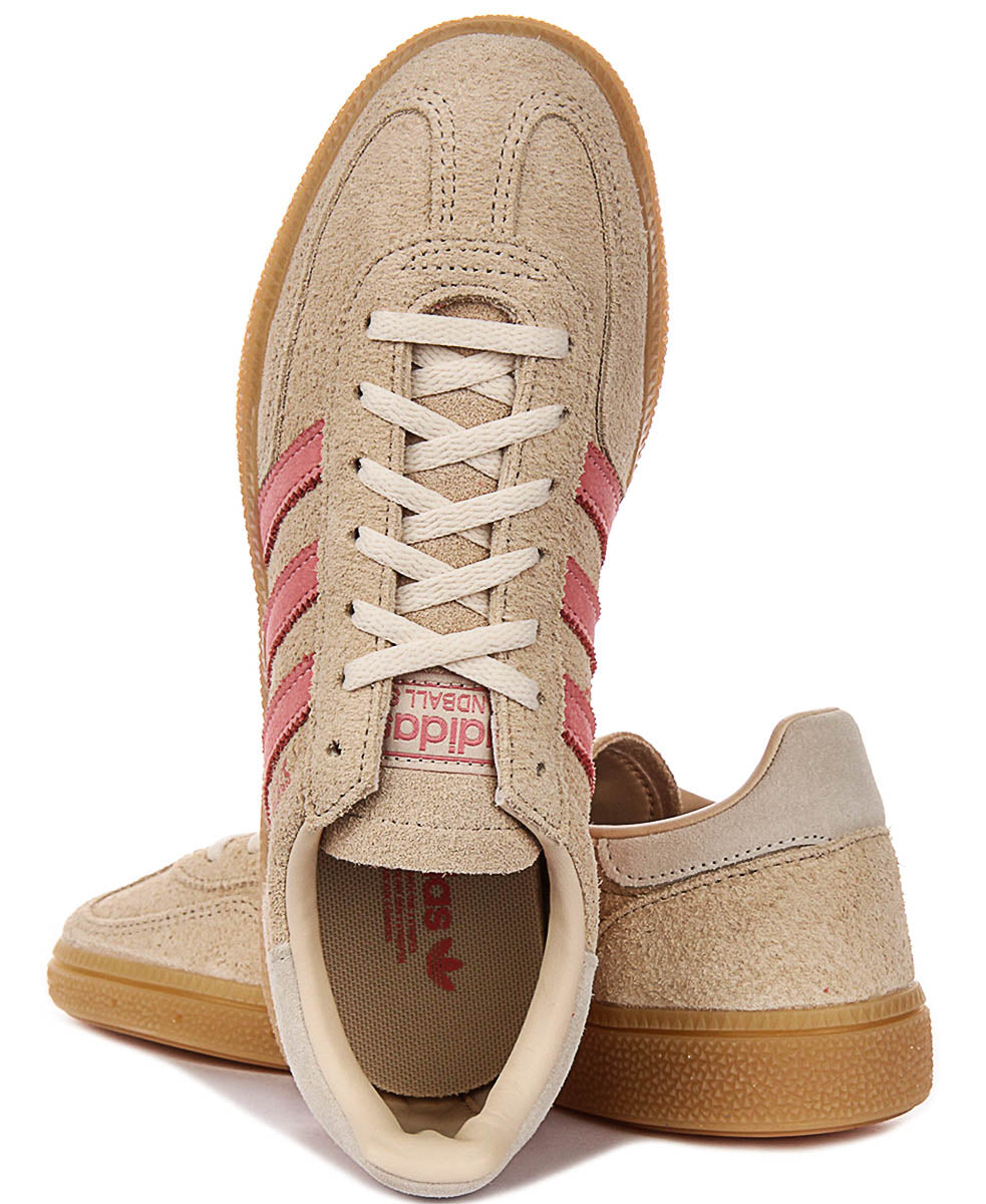 Adidas Handbal Spezial in Beige Rosa per Donna