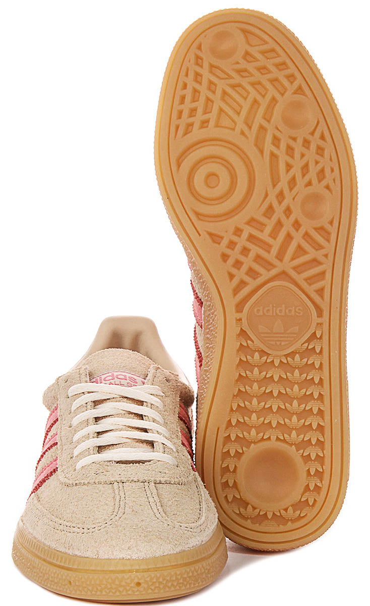 Adidas Handbal Spezial in Beige Rosa per Donna
