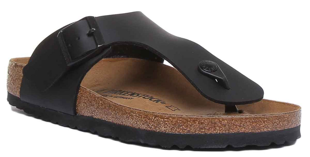 Birkenstock Ramses BF sandali con suola in sughero nera da uomo
