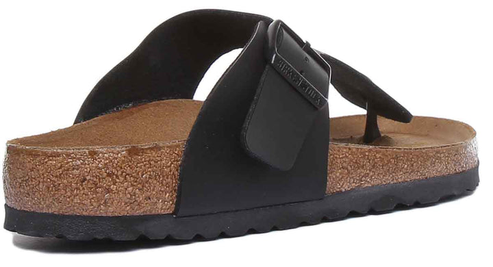 Birkenstock Ramses BF sandali con suola in sughero nera da uomo