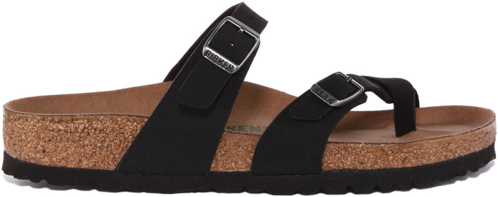 Birkenstock Mayari Sandali da donna in Birko Flor in nero