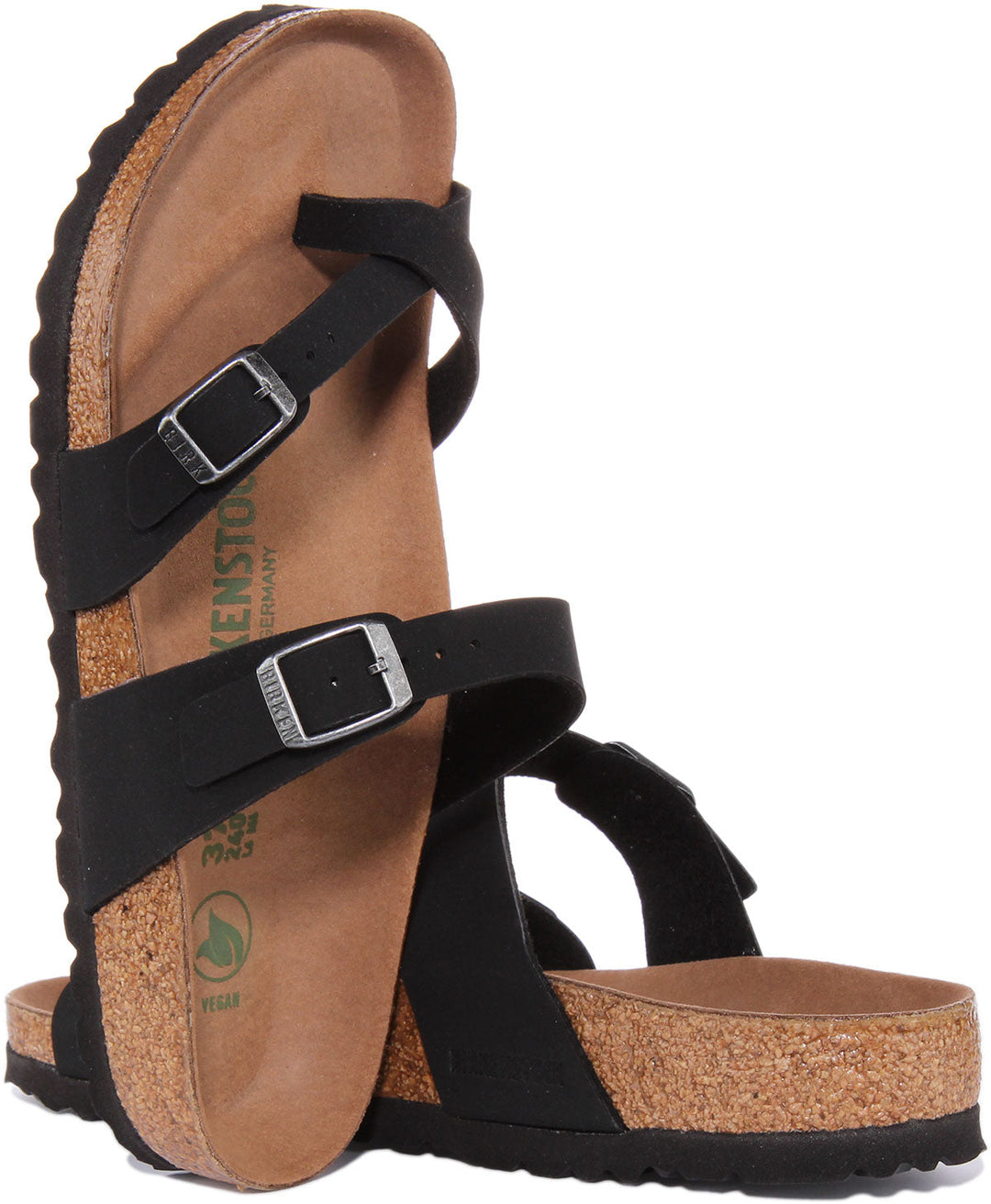 Birkenstock Mayari Sandali da donna in Birko Flor in nero