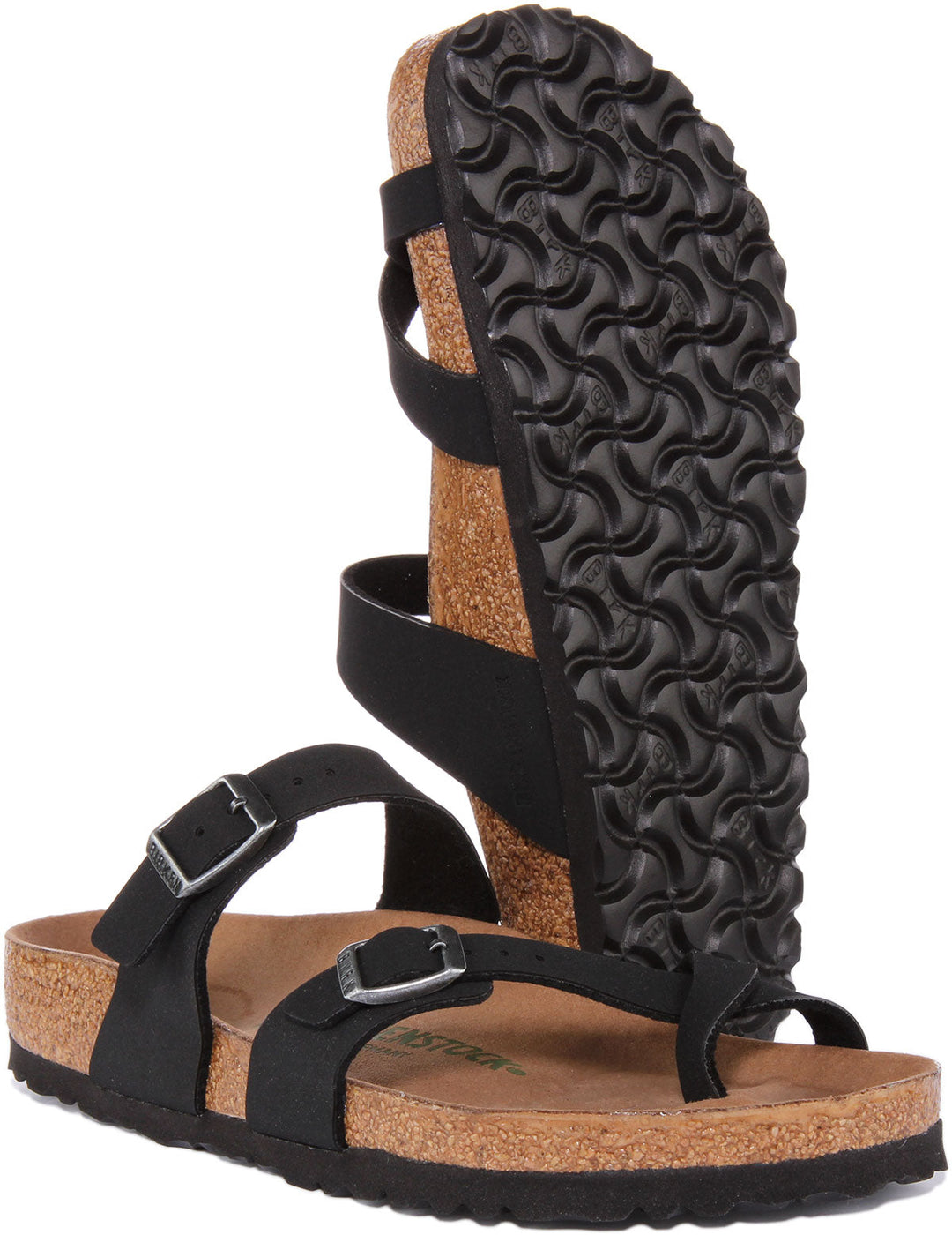 Birkenstock Mayari Sandali da donna in Birko Flor in nero
