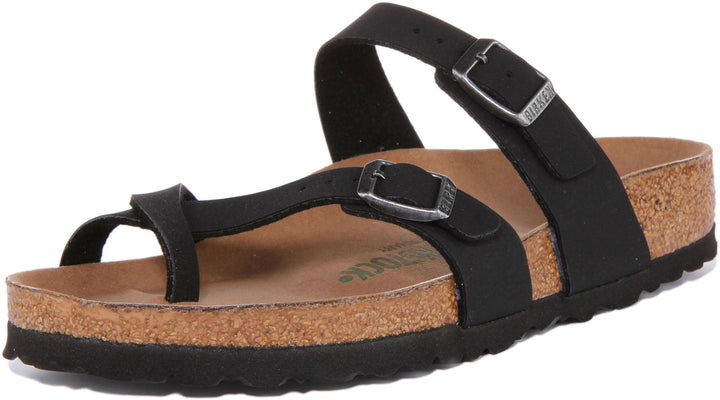Birkenstock Mayari Sandali da donna in Birko Flor in nero