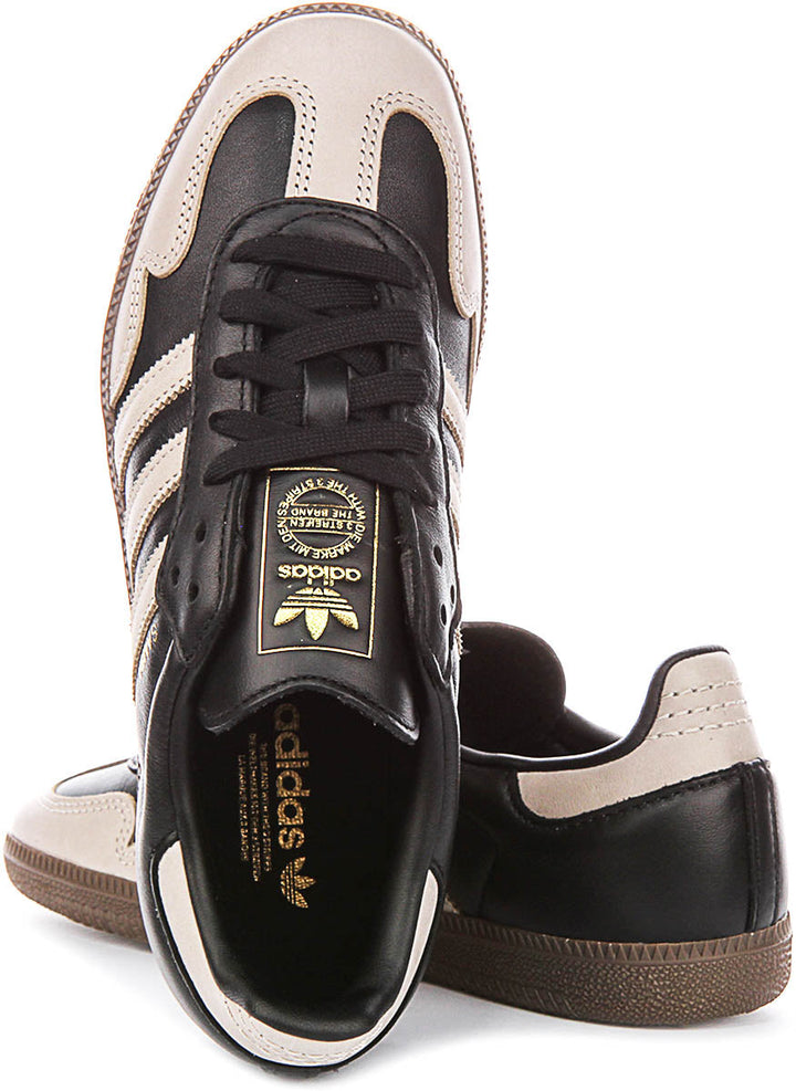 Adidas Samba OG W i svart och beige för kvinnor