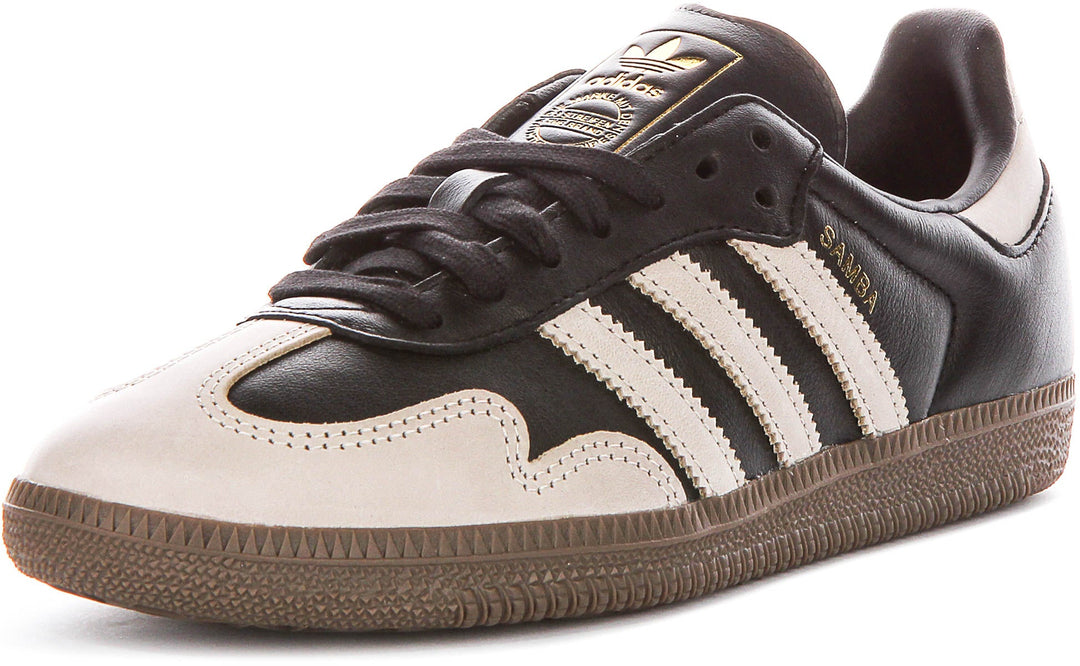 Adidas Samba OG W i svart och beige för kvinnor