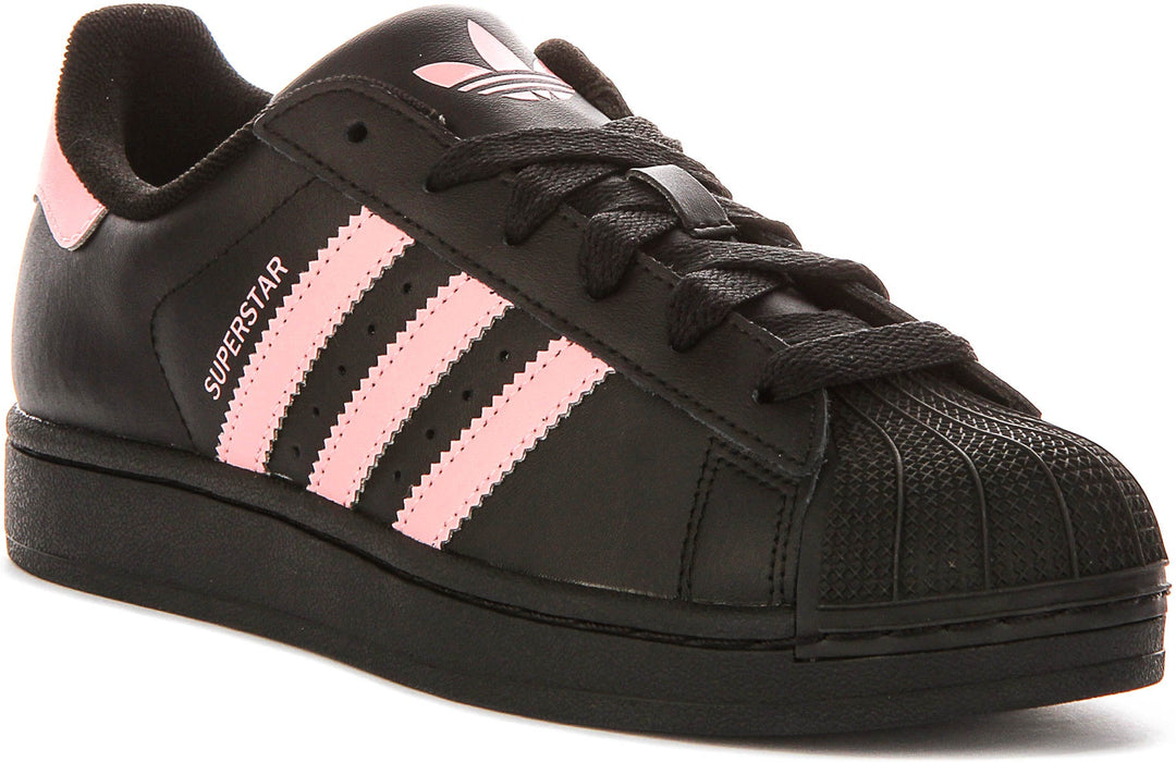 Adidas Superstar II J in Nero Rosa per Junior