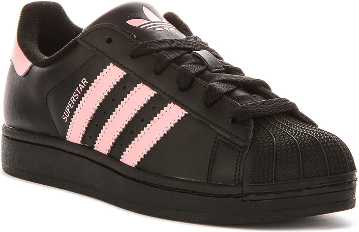 Adidas Superstar II J in Nero Rosa per Junior