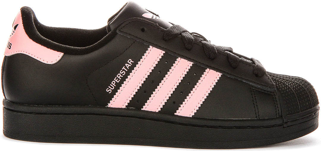 Adidas Superstar II J in Nero Rosa per Junior