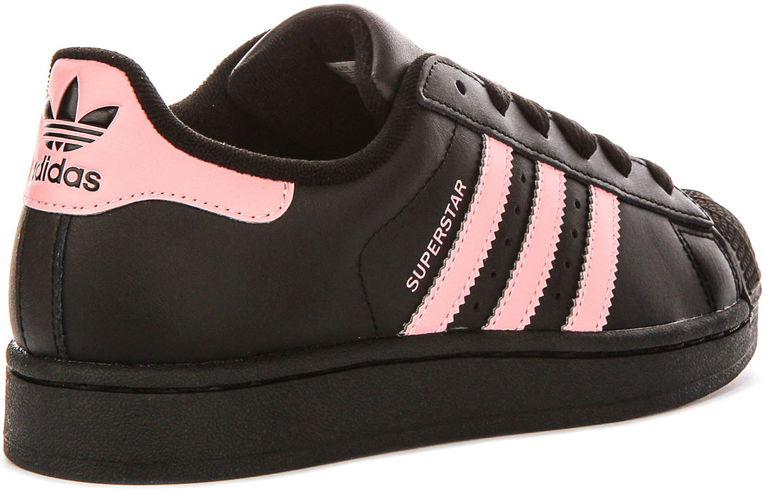 Adidas Superstar II J in Nero Rosa per Junior
