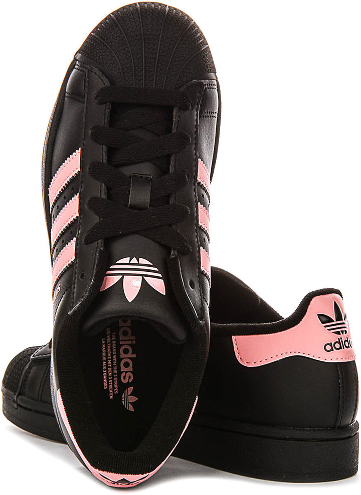 Adidas Superstar II J in Nero Rosa per Junior