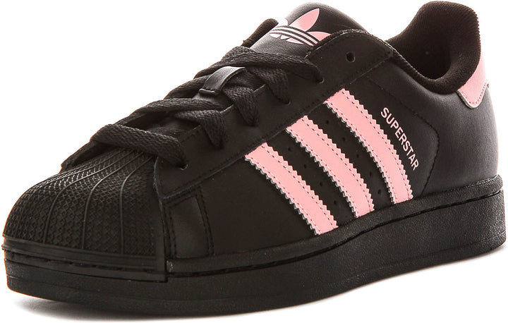 Adidas Superstar II J in Nero Rosa per Junior