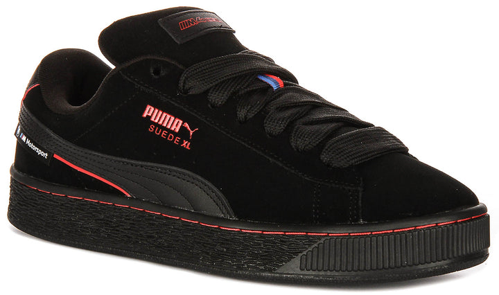 Puma X BMW Suede XL in nero rosso