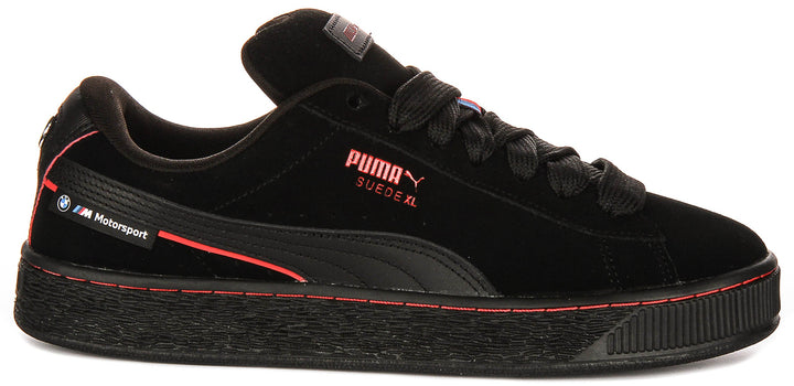 Puma X BMW Suede XL in nero rosso