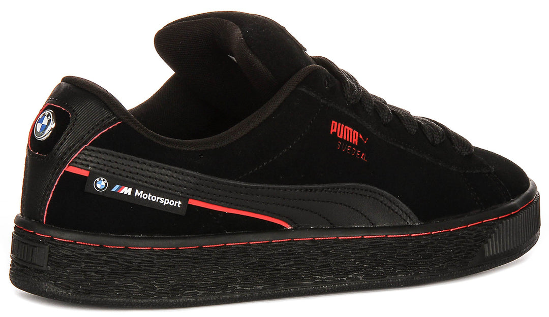 Puma X BMW Suede XL in nero rosso