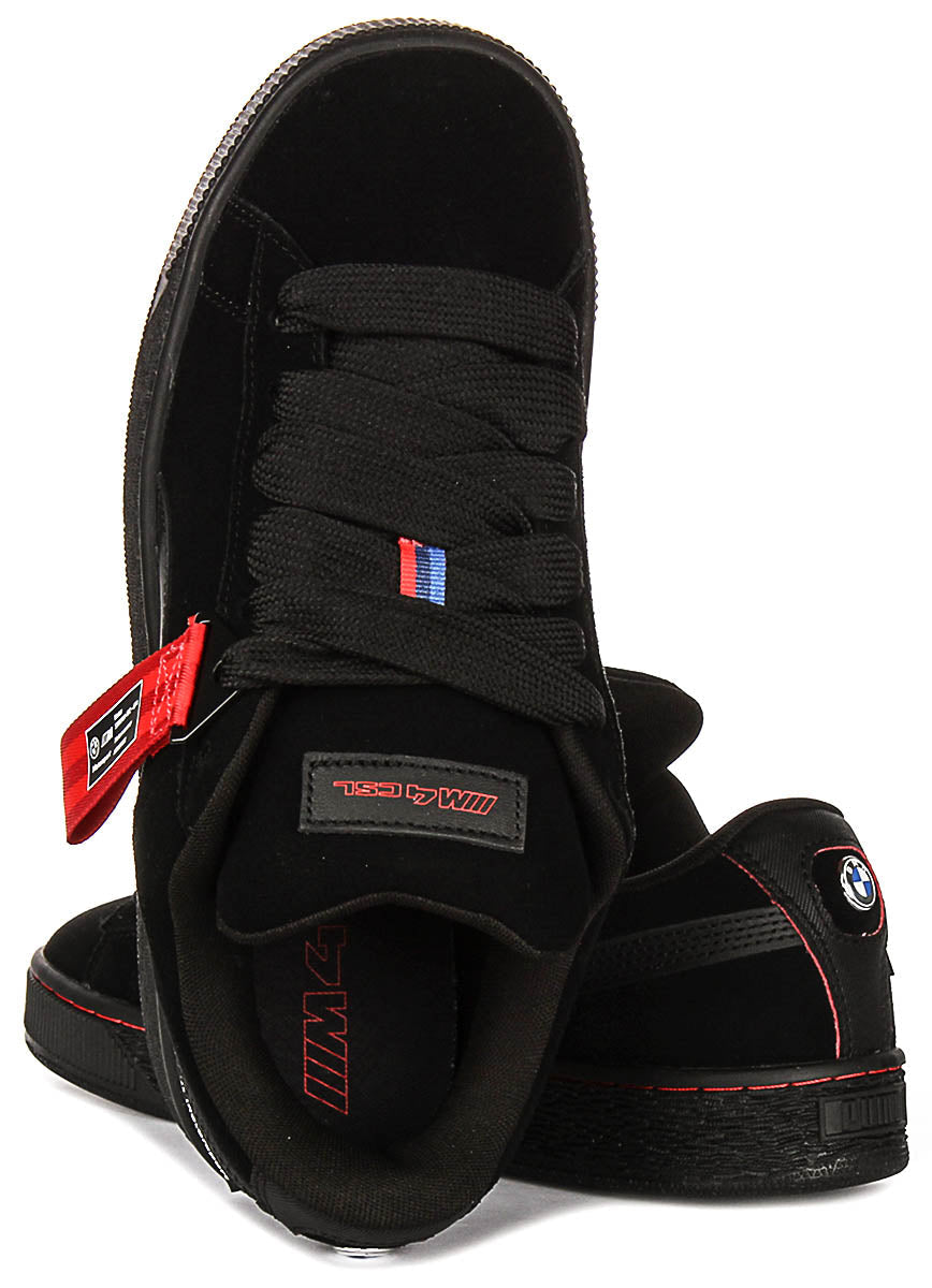 Puma X BMW Suede XL in nero rosso