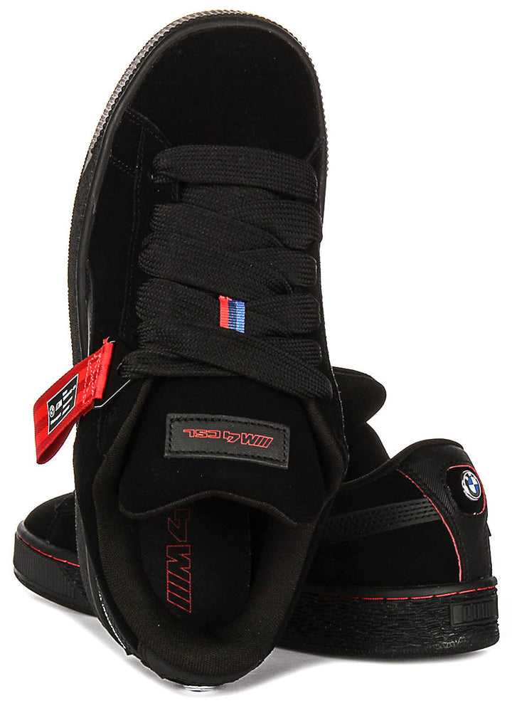 Puma X BMW Suede XL in nero rosso
