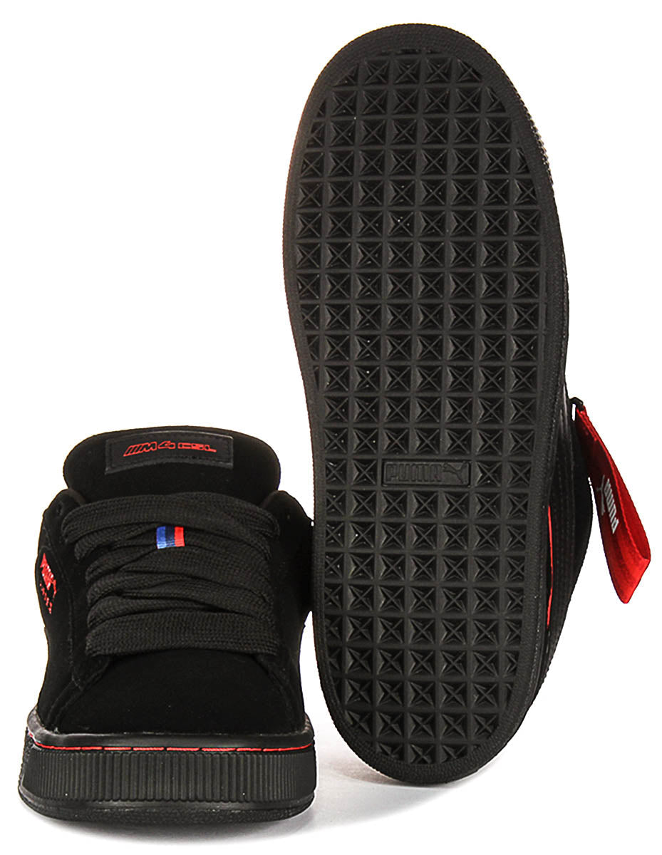 Puma X BMW Suede XL in nero rosso
