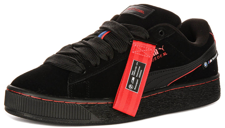Puma X BMW Suede XL in nero rosso