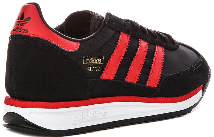Adidas Sl 72 Rs J in Nero Rosso per Junior