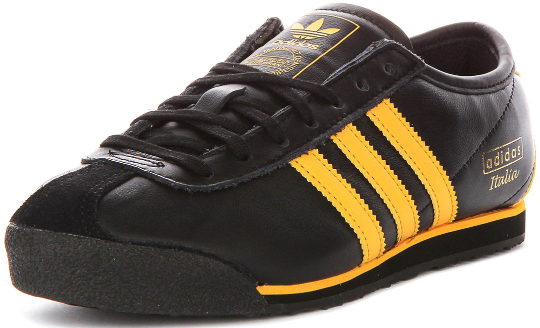 Adidas Italia 70S W en Negro Amarillo para Mujer