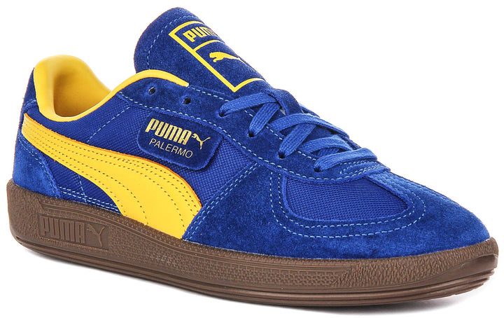 Puma Palermo Vintage en azul y amarillo