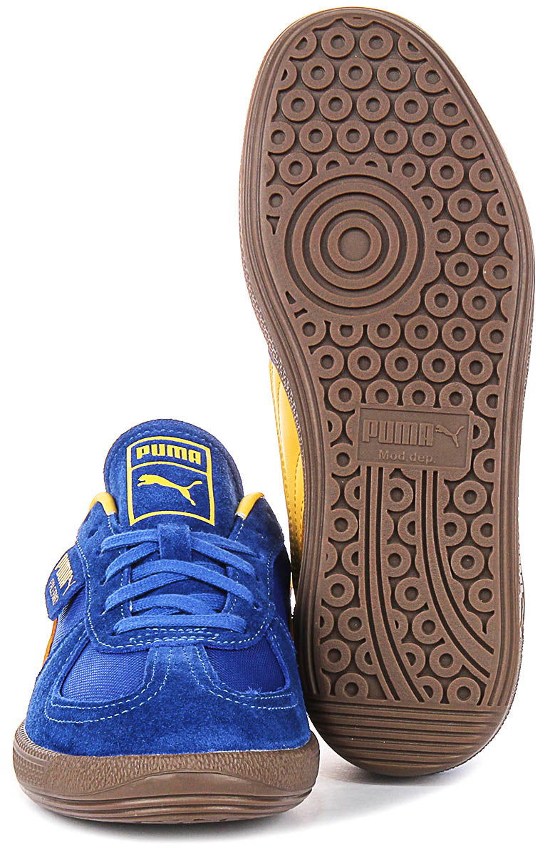Puma Palermo Vintage en azul y amarillo