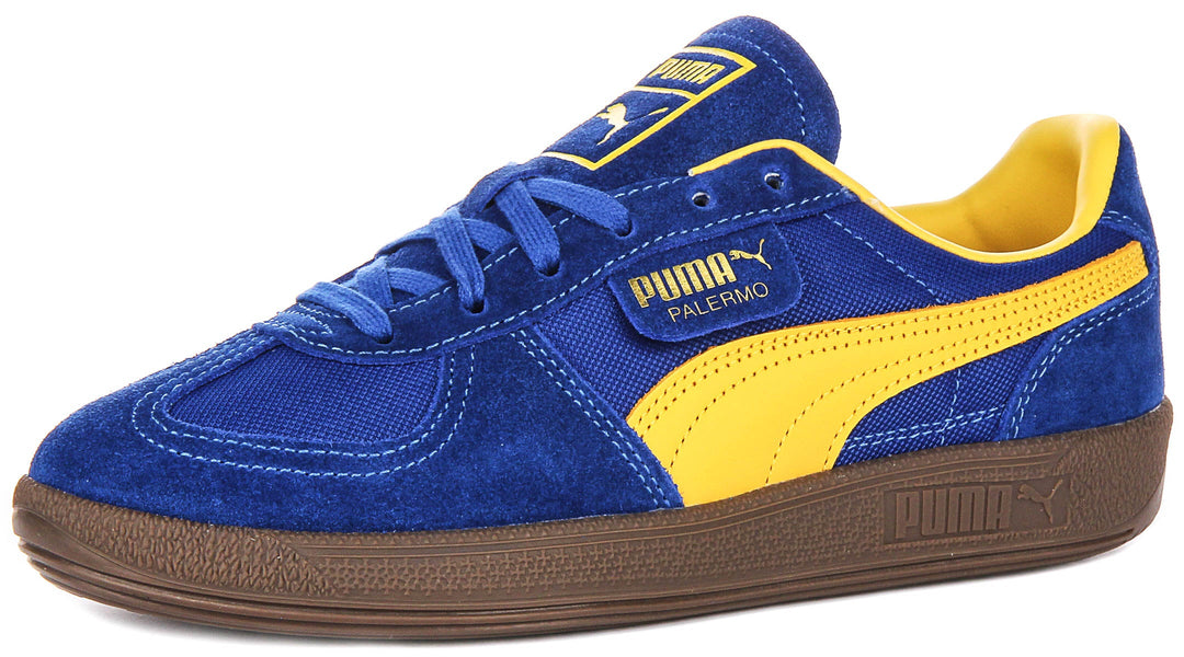 Puma Palermo Vintage en azul y amarillo