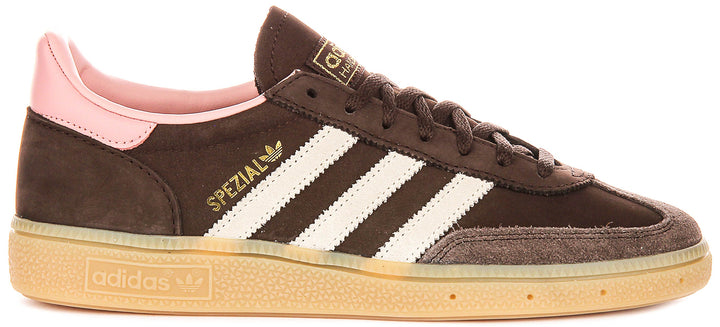 Adidas Handball Spezial i brunt och rosa för kvinnor