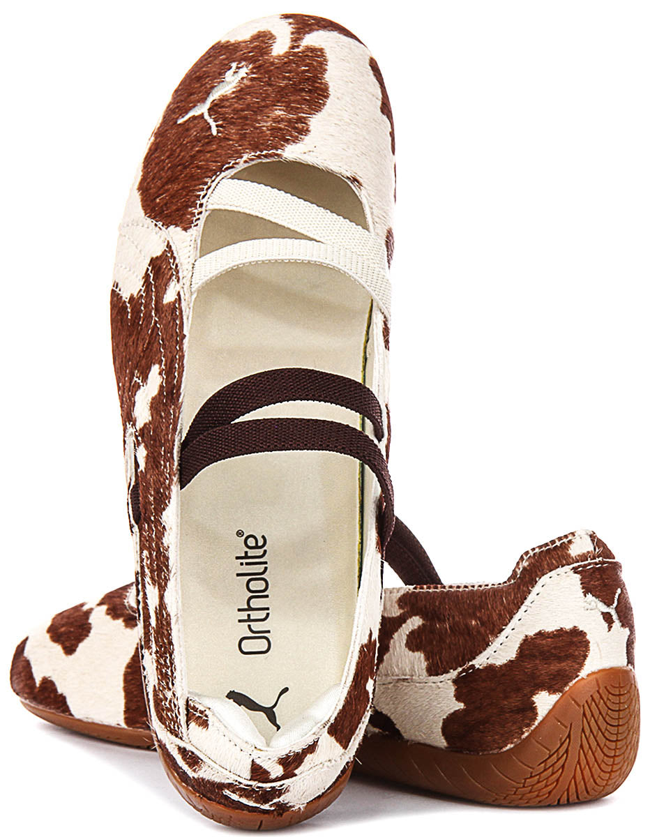 Puma SC Ballet Cow en beige marron pour femmes  