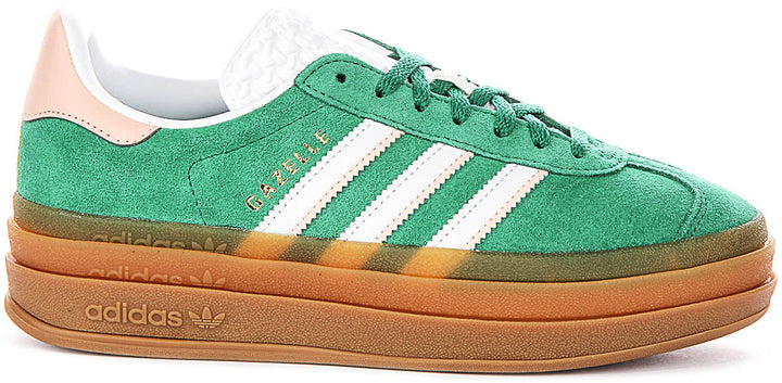 Adidas Gazelle Bold J in Verde per Junior