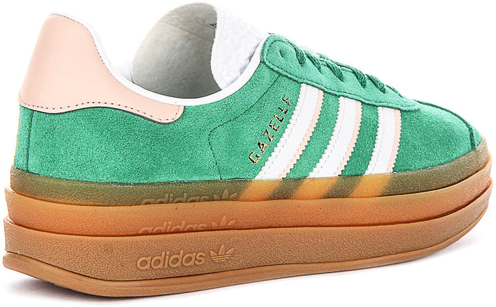 Adidas Gazelle Bold J in Verde per Junior
