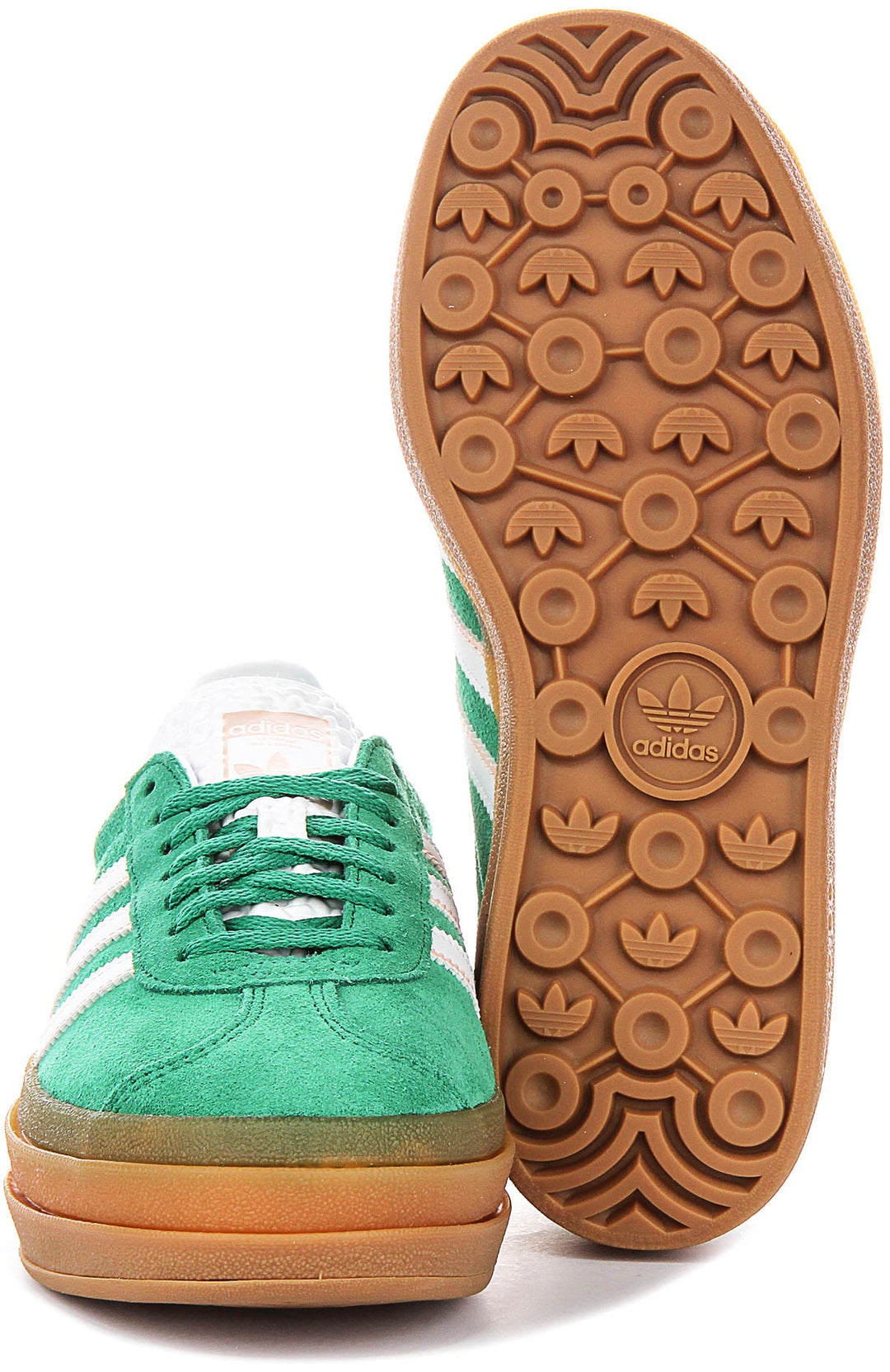 Adidas Gazelle Bold J in Verde per Junior
