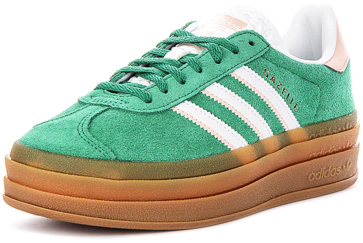Adidas Gazelle Bold J in Verde per Junior