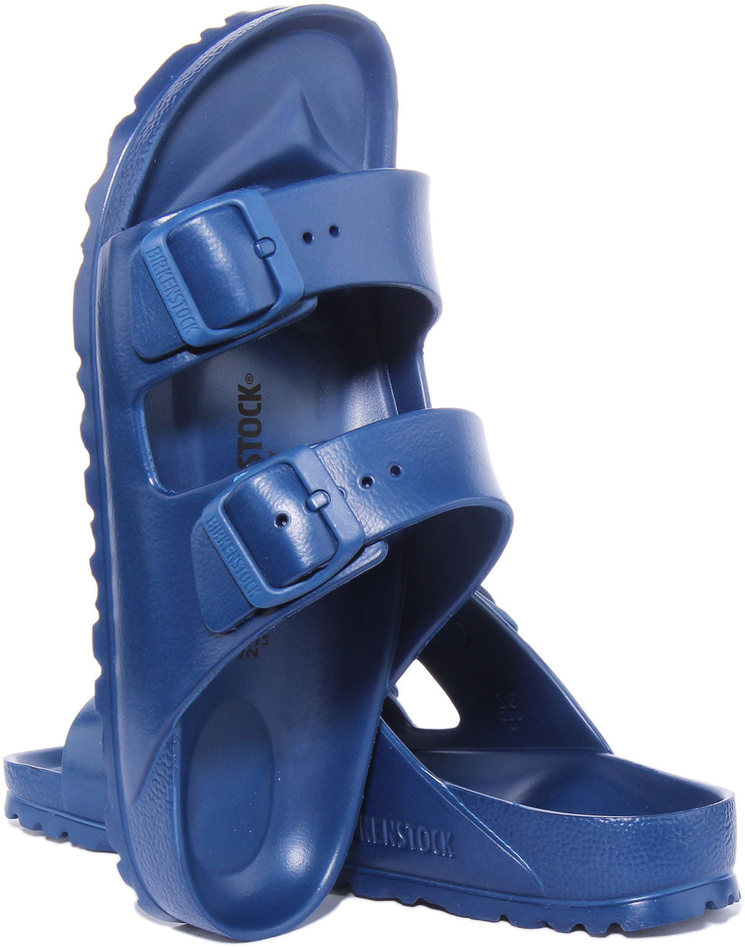 Birkenstock Arizona EVA Sandalo a doppio cinturino da donna in blu marino
