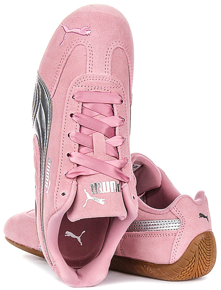 Puma Speedcat metálico en rosa para junior