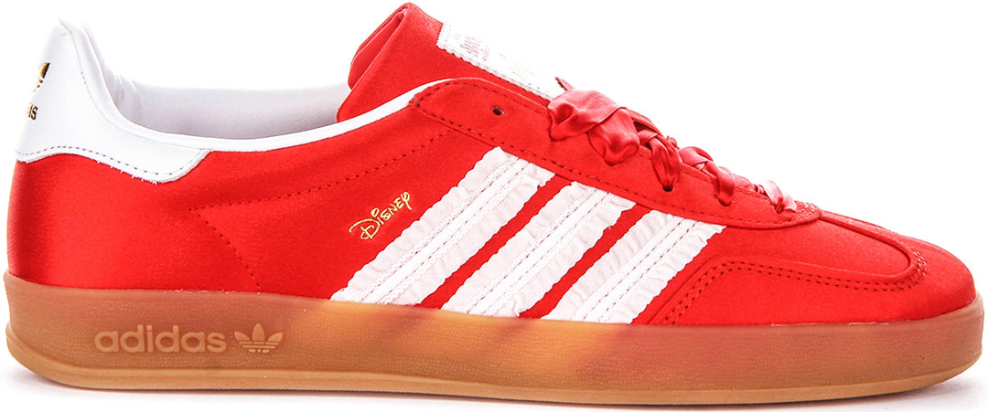Adidas Gazelle Indoor J in Rosso Bianco per Giovani
