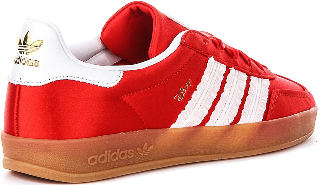 Adidas Gazelle Indoor J in Rosso Bianco per Giovani