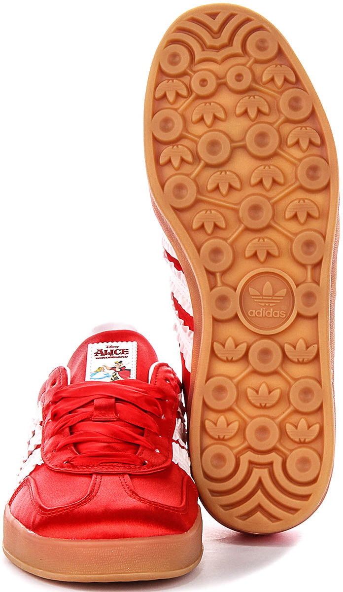 Adidas Gazelle Indoor J in Rosso Bianco per Giovani