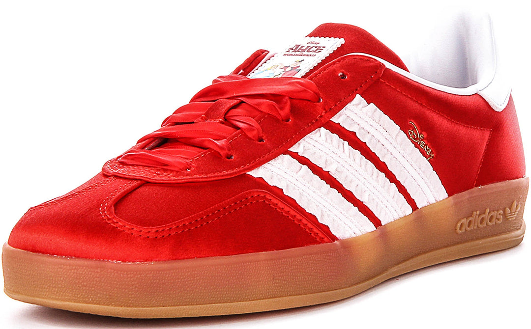 Adidas Gazelle Indoor J in Rosso Bianco per Giovani