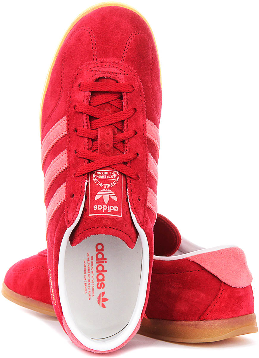 Adidas Gazelle Lo Pro in Rosso Bianco per Donna
