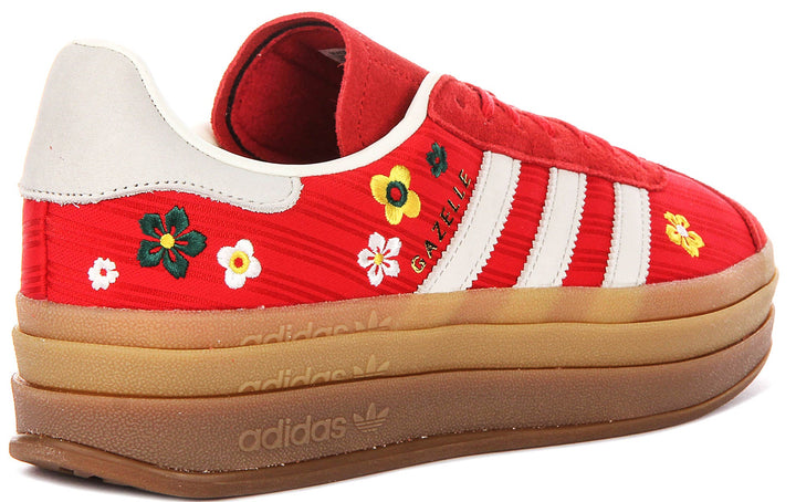 Adidas Gazelle Bold W X Liberty in Rosso Bianco per Donna