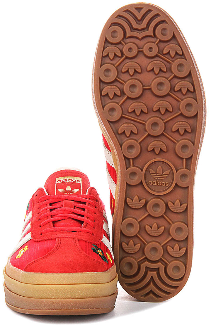 Adidas Gazelle Bold W X Liberty in Rosso Bianco per Donna