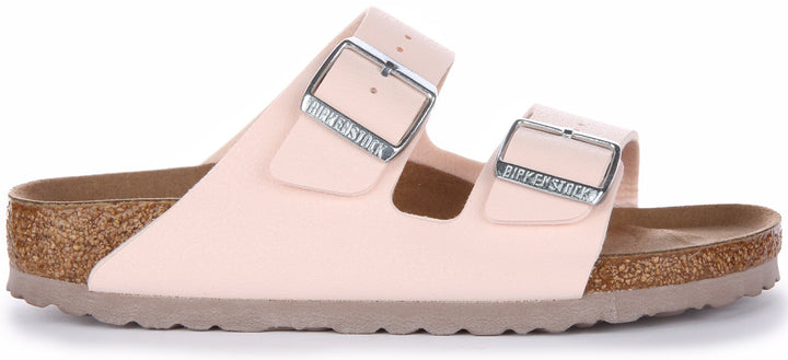 Birkenstock Arizona Sandali vegani in Birkibuc da donna rosa