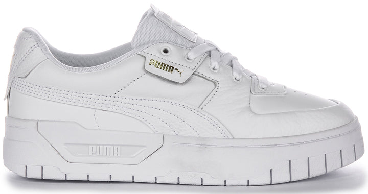 Puma Cali Dream scarpe da donna in pelle bianca modello classico con lacci