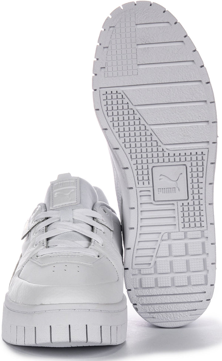 Puma Cali Dream scarpe da donna in pelle bianca modello classico con lacci
