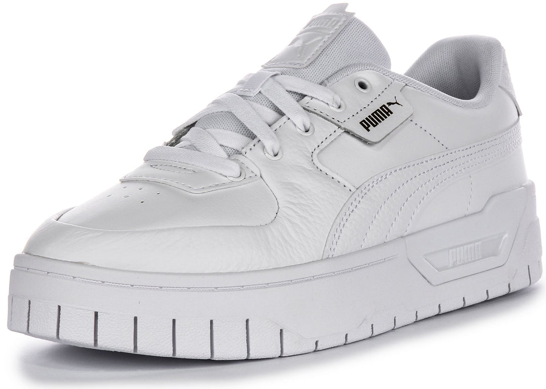 Puma Cali Dream scarpe da donna in pelle bianca modello classico con lacci