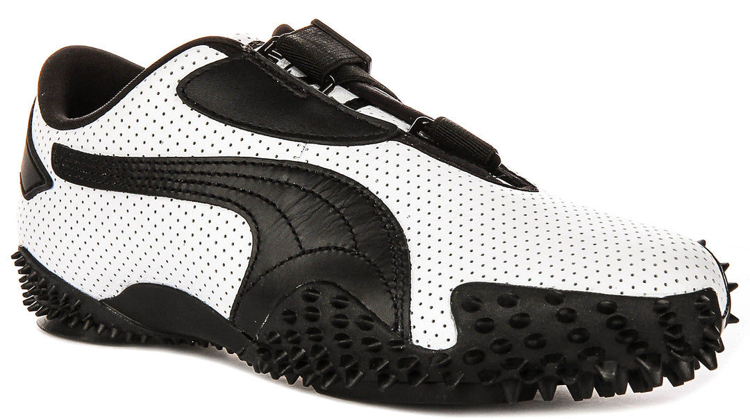 Puma Mostro Perf In White Black