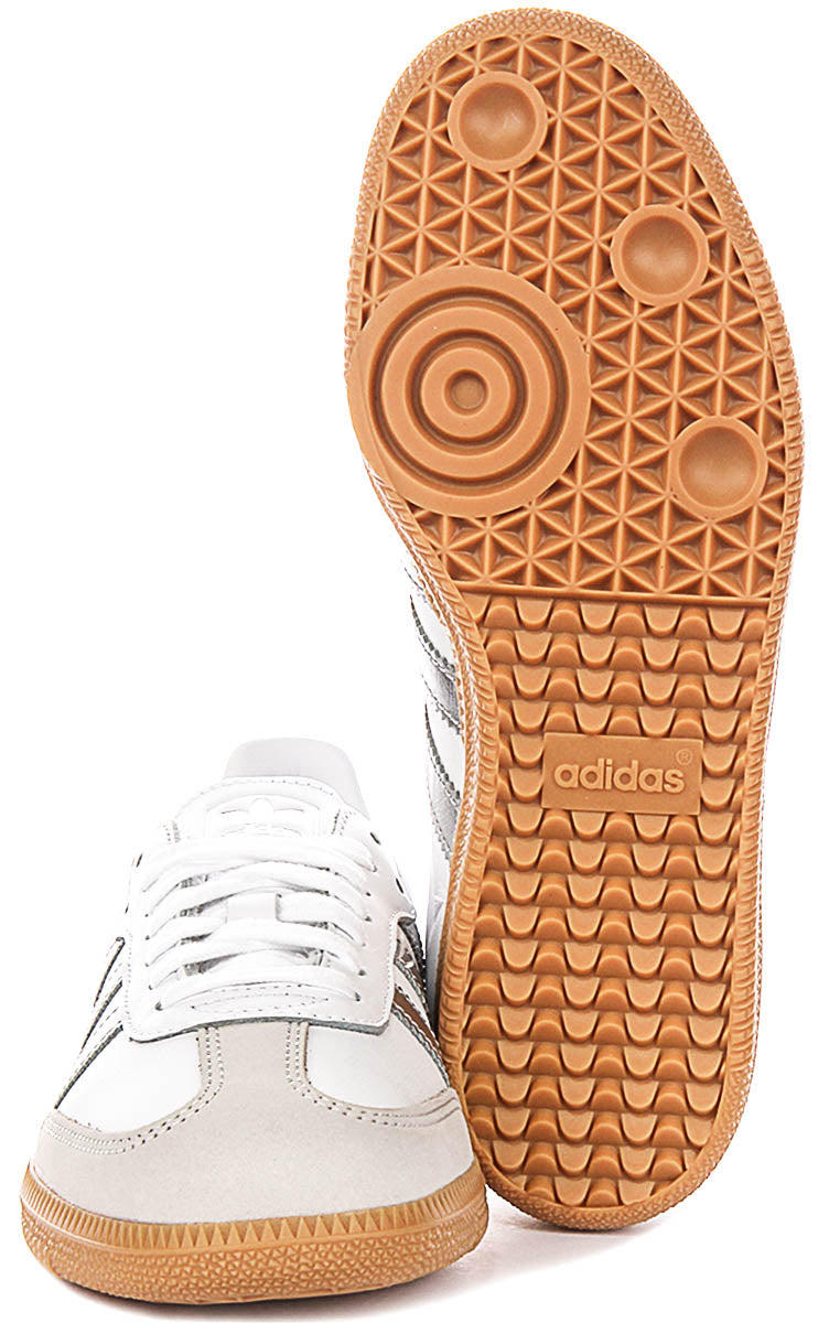 Adidas Samba OG in Bianco Argento per Donna